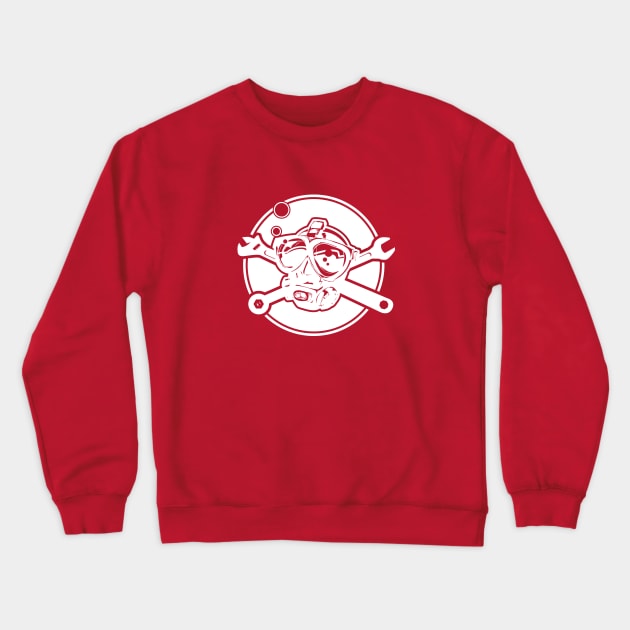 Diving Repair Crewneck Sweatshirt by POCTORAMA